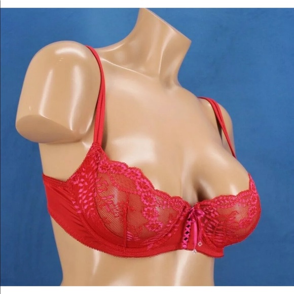 Victoria's Secret Crystal Lace Unlined Demi Bra - Picture 2 of 8